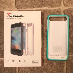 Brand new Titanium iPhone 7 charging case